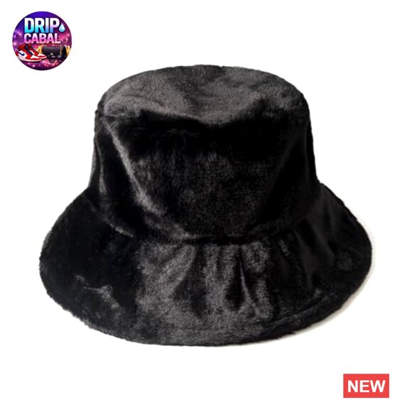 Reversible Corduroy Faux Fur Bucket Hat Winter Warm Packable main image 6